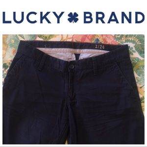 Lucky Brand boyfriend chinos, 2/26